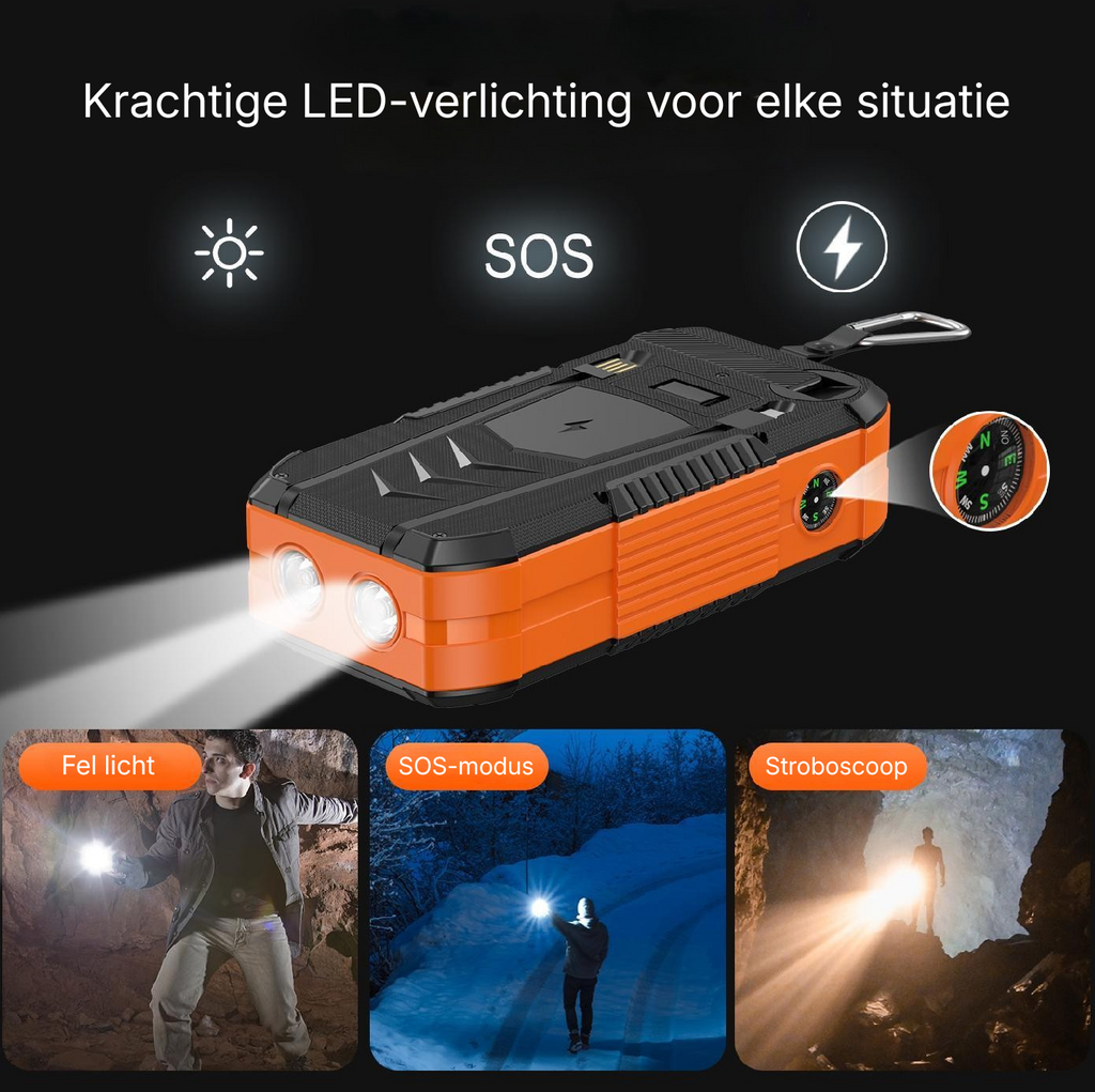 (BUNDLE) EPK 40.000 mAH Solar Powerbank + E-book (Pre-order) (Gratis verzending)